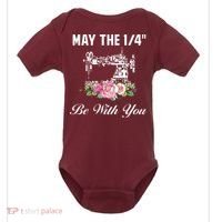 Yarn Craft Quilting Quote May The 14 Be With You Sewing Baby Bodysuit thumb 0