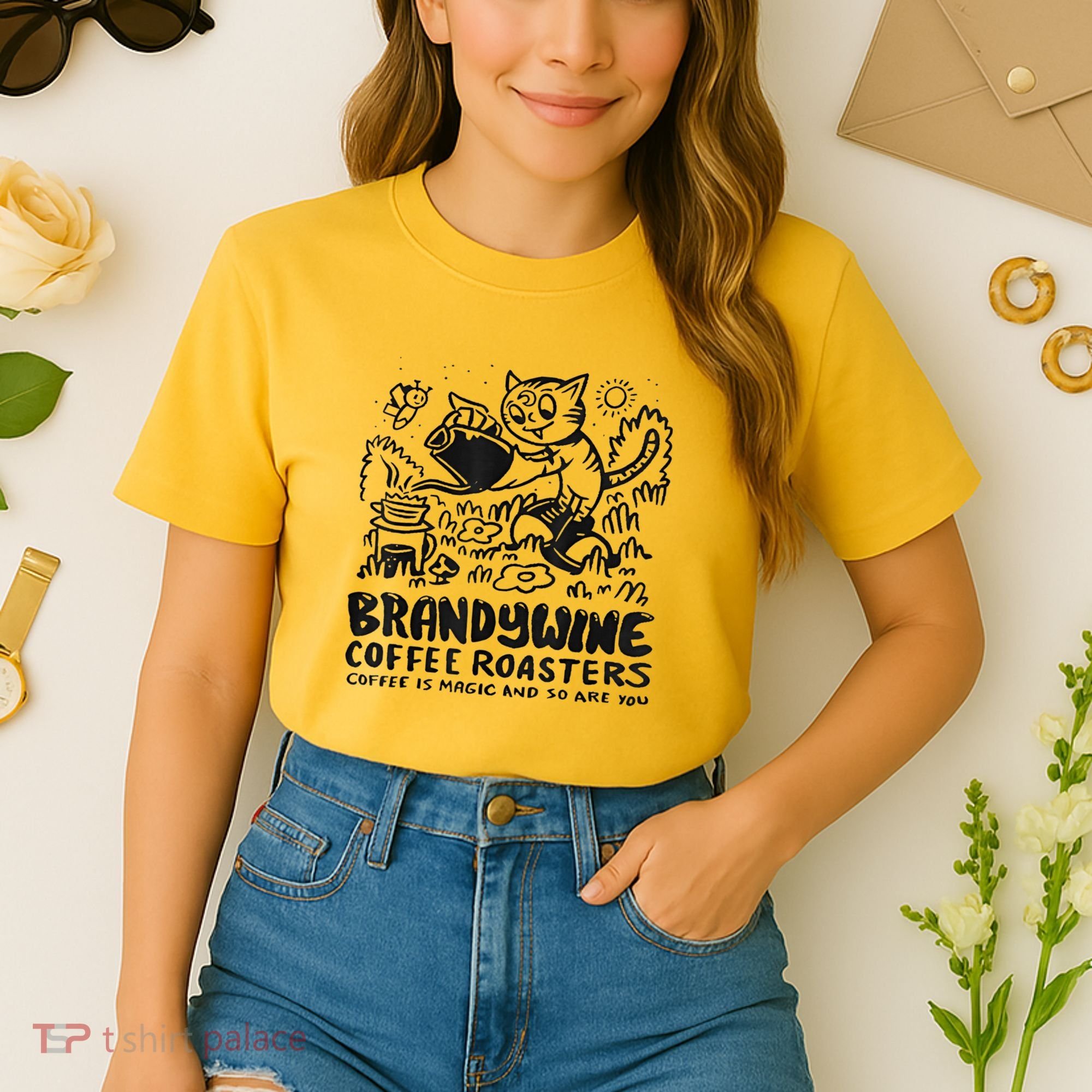 Ywine Coffee Roasters Comfort Colors Boxy T-Shirt