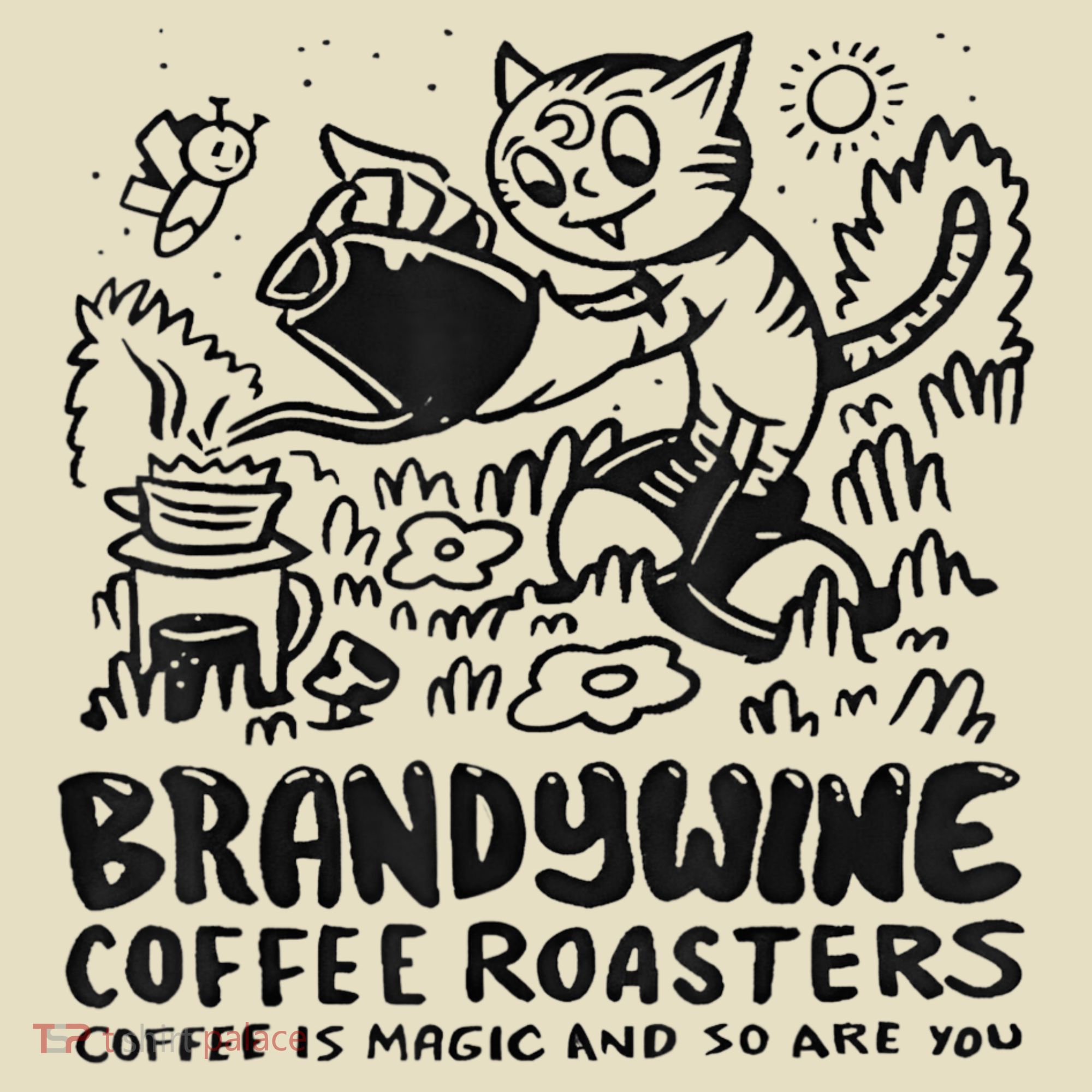 Ywine Coffee Roasters Comfort Colors Boxy T-Shirt