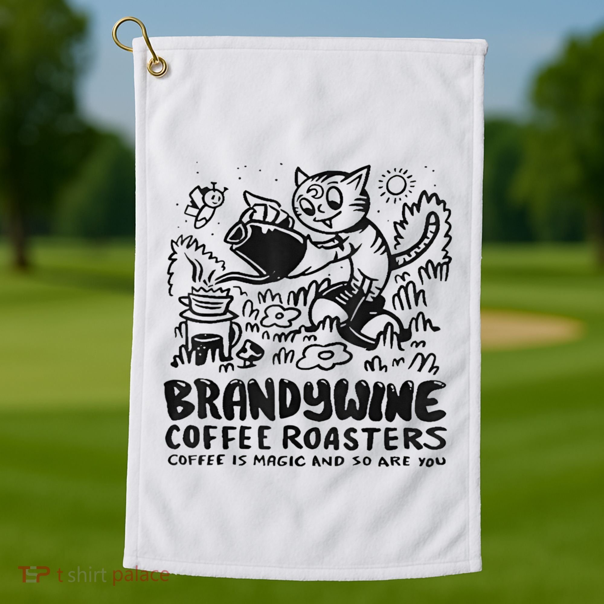 Ywine Coffee Roasters Golf Towel