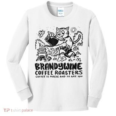 Ywine Coffee Roasters Kids Long Sleeve Shirt