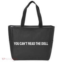 You Can’T Read The Doll Tote Bag thumb 0