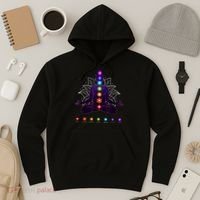 Yoga Chakra Spiritual Body System Meditation Hoodie thumb 3