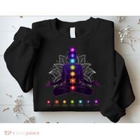 Yoga Chakra Spiritual Body System Meditation Sweatshirt thumb 2
