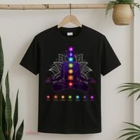Yoga Chakra Spiritual Body System Meditation T-Shirt thumb 2