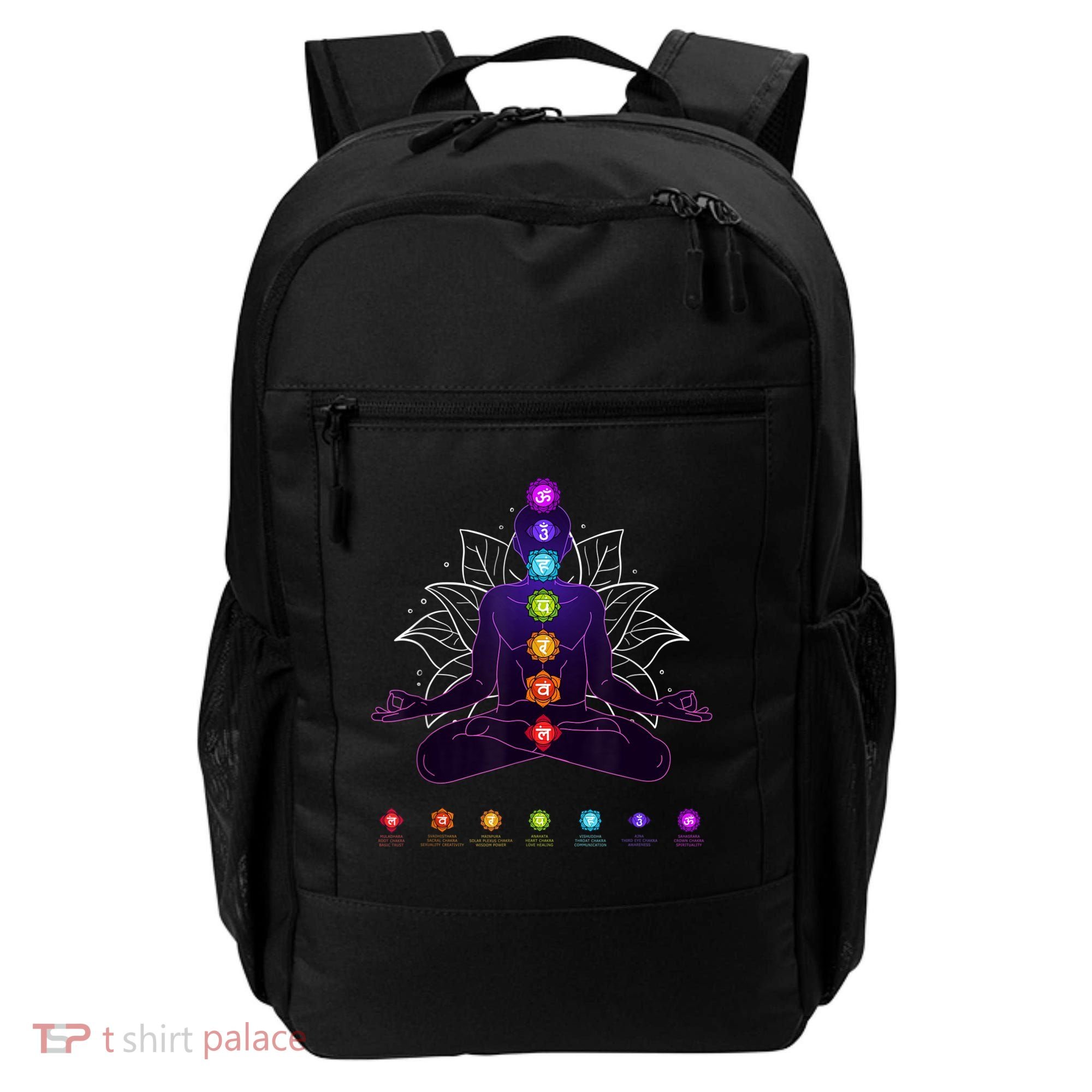 Yoga Chakra Spiritual Body System Meditation Backpack