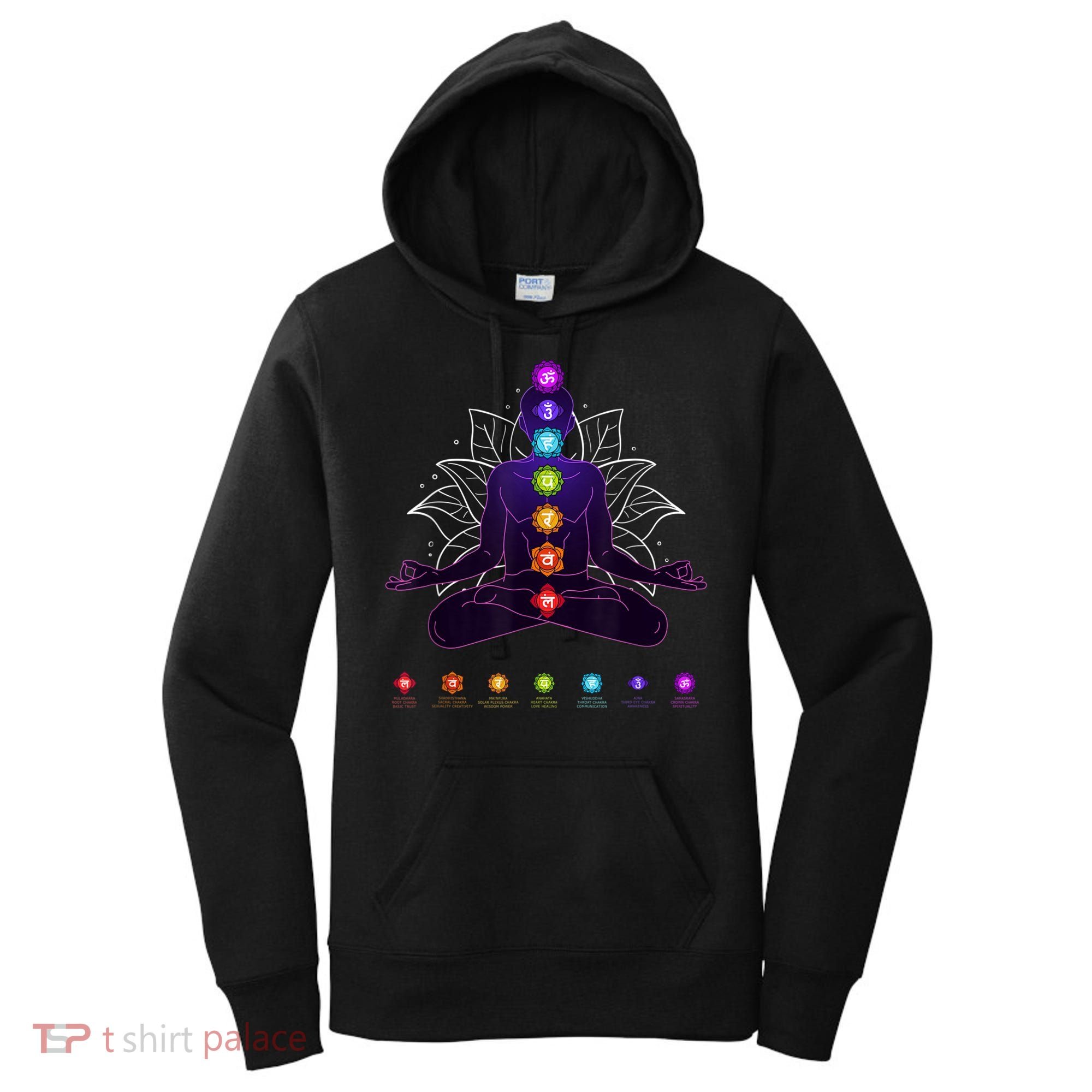 Yoga Chakra Spiritual Body System Meditation Women's Hoodie