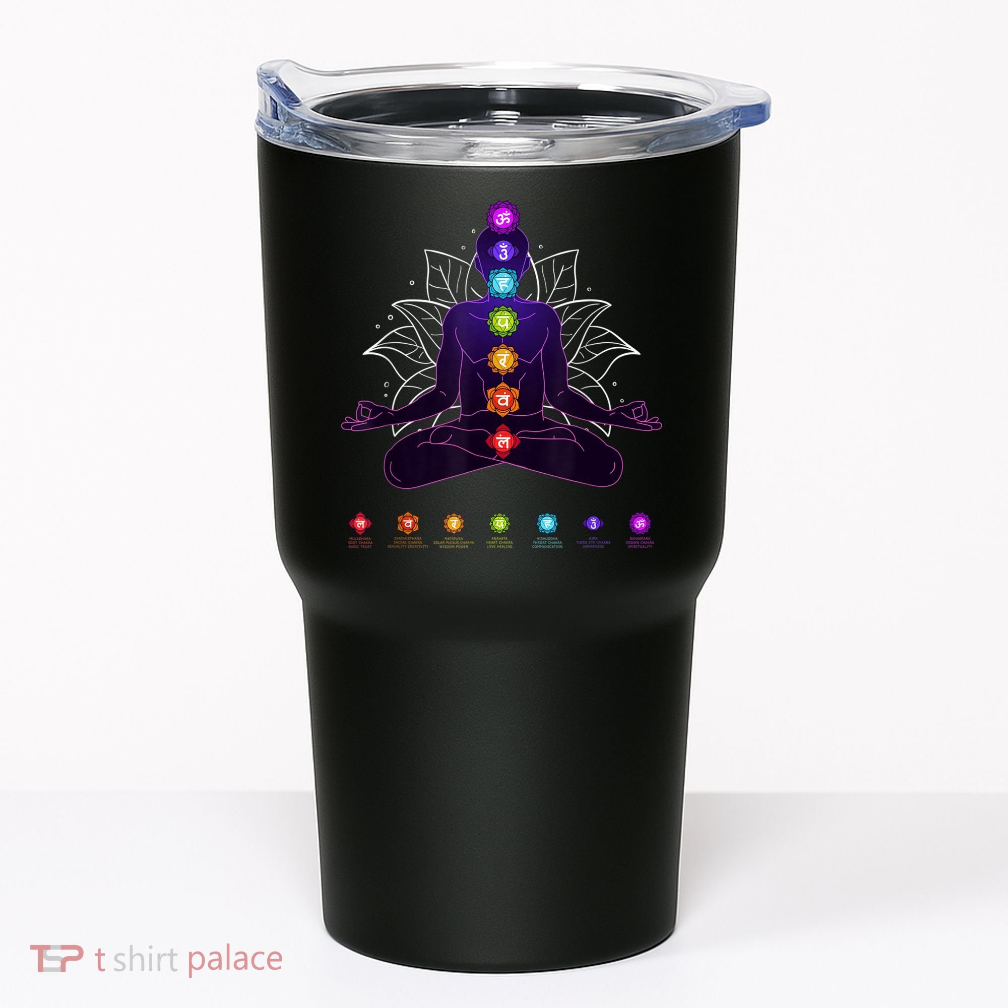 Yoga Chakra Spiritual Body System Meditation Tumbler