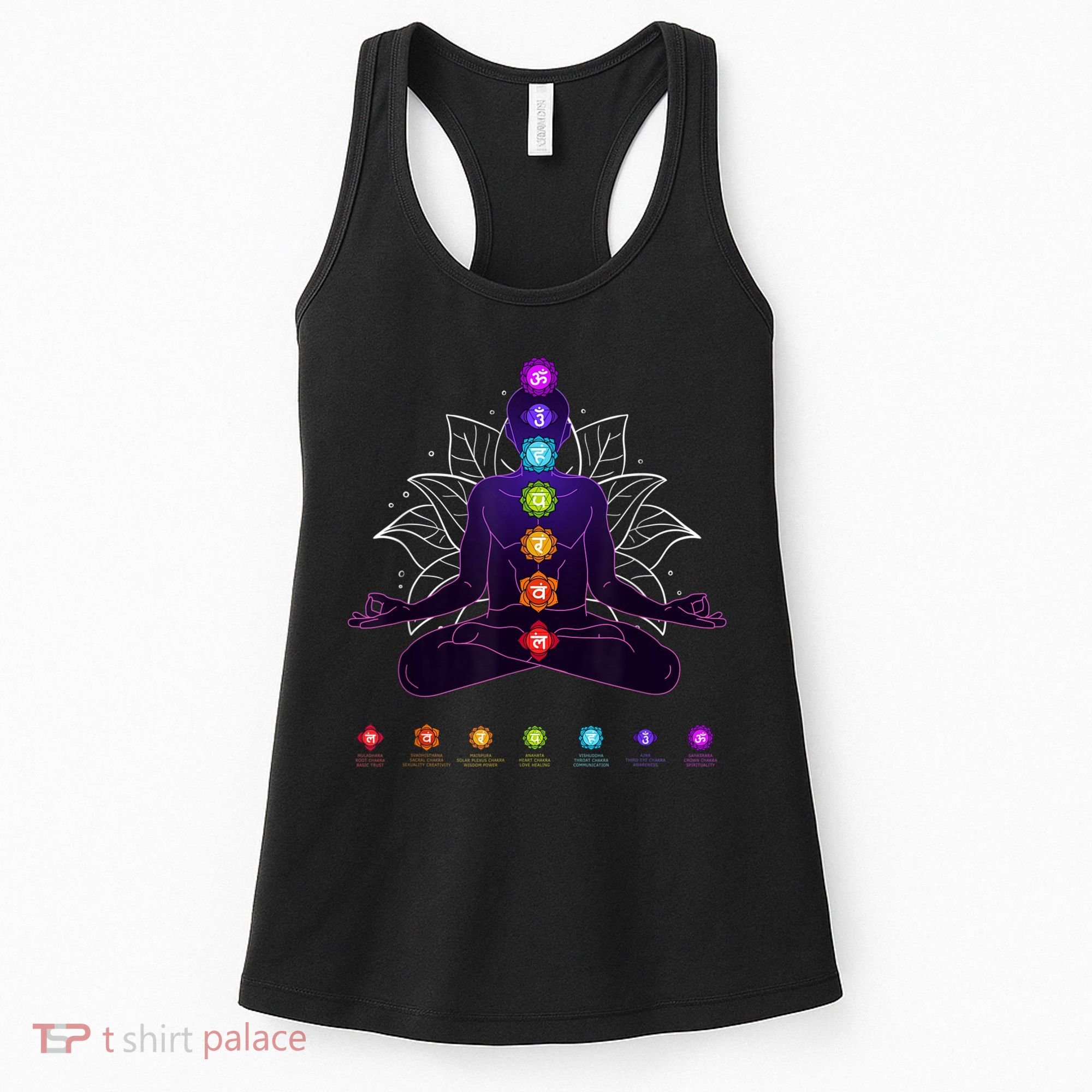 Yoga Chakra Spiritual Body System Meditation Women's Tank Top