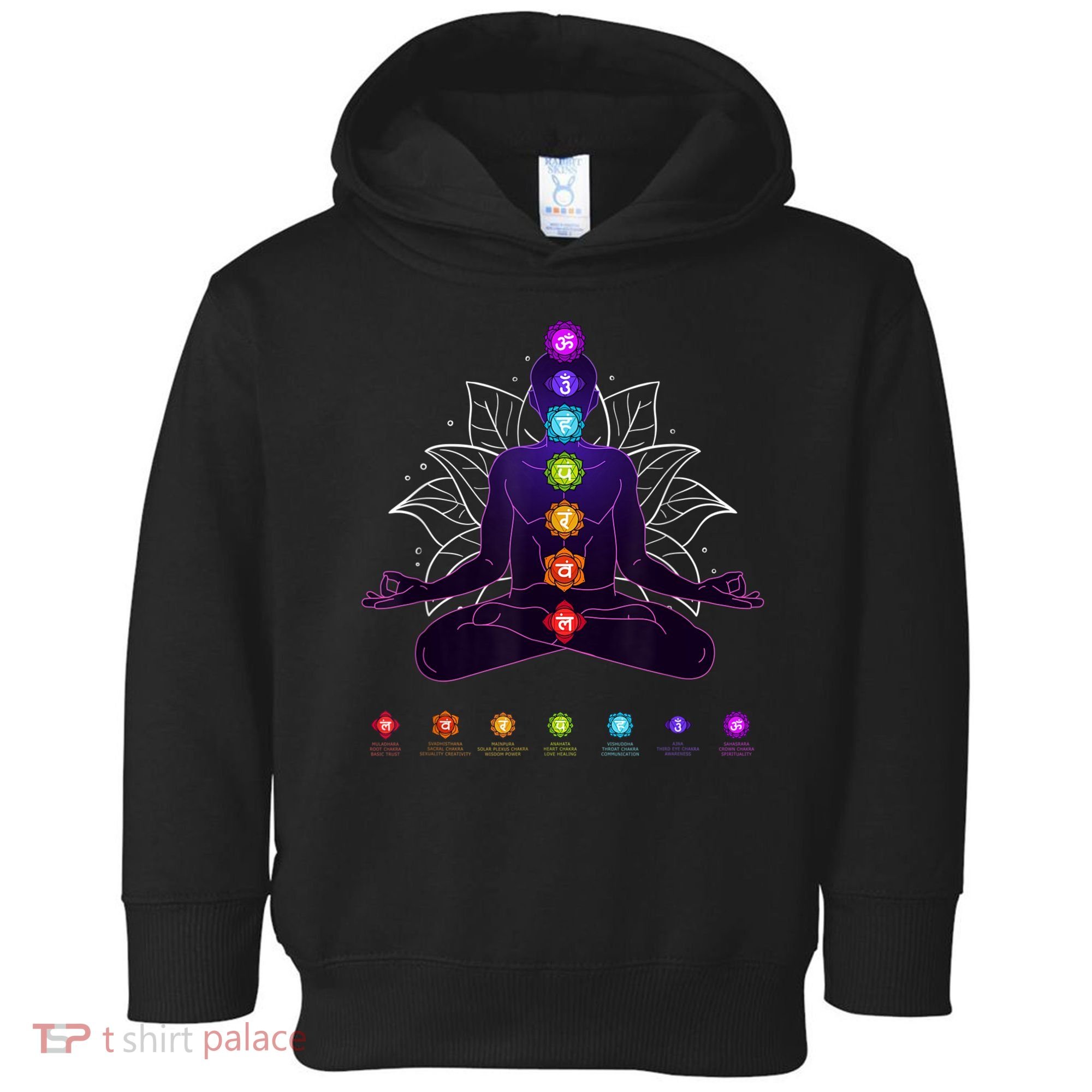 Yoga Chakra Spiritual Body System Meditation Toddler Hoodie