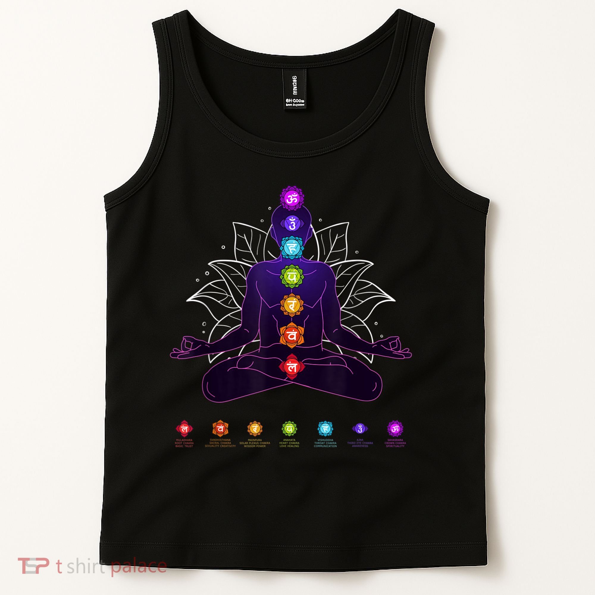 Yoga Chakra Spiritual Body System Meditation Tank Top