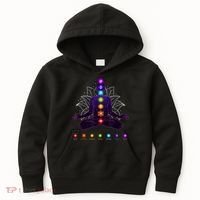 Yoga Chakra Spiritual Body System Meditation Kids Hoodie thumb 0