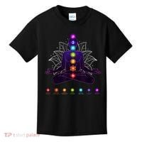 Yoga Chakra Spiritual Body System Meditation Kids T-Shirt thumb 0