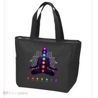 Yoga Chakra Spiritual Body System Meditation Tote Bag thumb 3