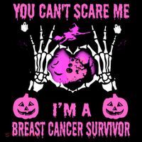 You Cant Scare Me Im A Breast Cancer Survivor Halloween Coffee Mug thumb 5