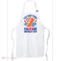 You Can't Spell Sausage Without USA, Funny 4th Of July Apron thumb 0