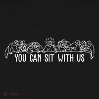You Can Sit With Us Twelve Apostles Christianity Coaster thumb 2