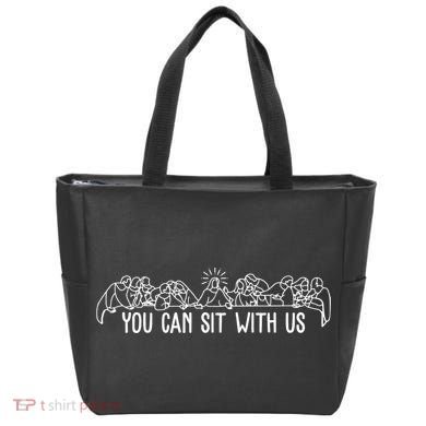 You Can Sit With Us Twelve Apostles Christianity Tote Bag