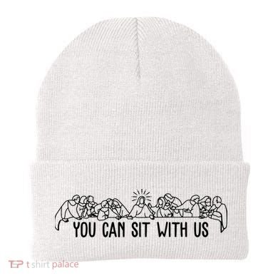 You Can Sit With Us Twelve Apostles Christianity Beanie