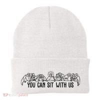 You Can Sit With Us Twelve Apostles Christianity Beanie thumb 0