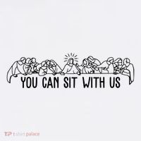 You Can Sit With Us Twelve Apostles Christianity Women's Hoodie thumb 2