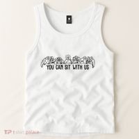 You Can Sit With Us Twelve Apostles Christianity Tank Top thumb 2