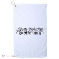 You Can Sit With Us Twelve Apostles Christianity Golf Towel thumb 0