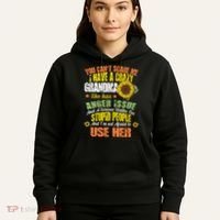 You Can't Scare Me I Have A Grandma With Anger Issues Hoodie thumb 5