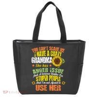 You Can't Scare Me I Have A Grandma With Anger Issues Tote Bag thumb 0