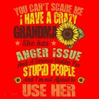 You Can't Scare Me I Have A Grandma With Anger Issues Santa Hat thumb 1