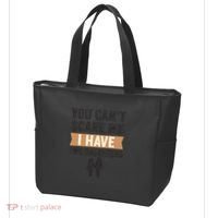 You Can't Scare Me, I Have Two Daughters Tote Bag thumb 3