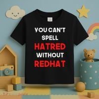 You CanT Spell Hatred Without Redhat Anti Trump Toddler T-Shirt thumb 3