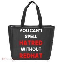 You CanT Spell Hatred Without Redhat Anti Trump Tote Bag thumb 0