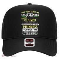 You Can’t Scare Me I Have A Crazy Grandpa Gift Hat thumb 0