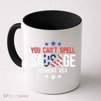 You Cant Spell Sausage Without Usa Funny Gift Coffee Mug thumb 0