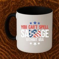 You Cant Spell Sausage Without Usa Funny Gift Coffee Mug thumb 2