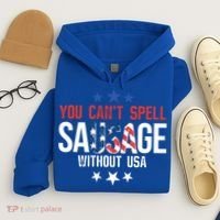 You Cant Spell Sausage Without Usa Funny Gift Hoodie thumb 4