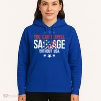 You Cant Spell Sausage Without Usa Funny Gift Hoodie thumb 5