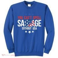 You Cant Spell Sausage Without Usa Funny Gift Sweatshirt thumb 0
