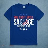 You Cant Spell Sausage Without Usa Funny Gift T-Shirt thumb 5