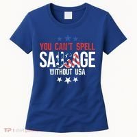 You Cant Spell Sausage Without Usa Funny Gift Women's T-Shirt thumb 0