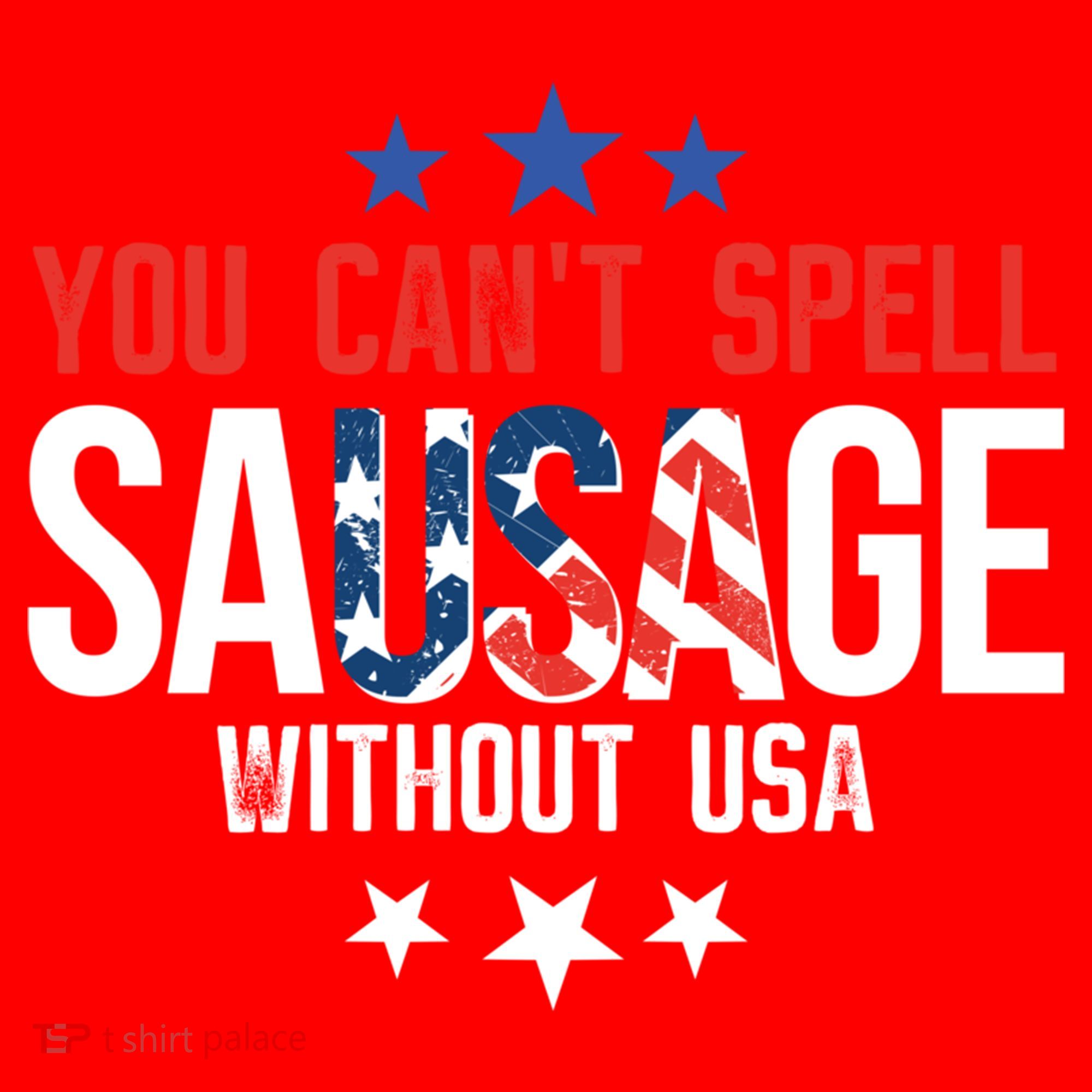 You Cant Spell Sausage Without Usa Funny Gift Santa Hat