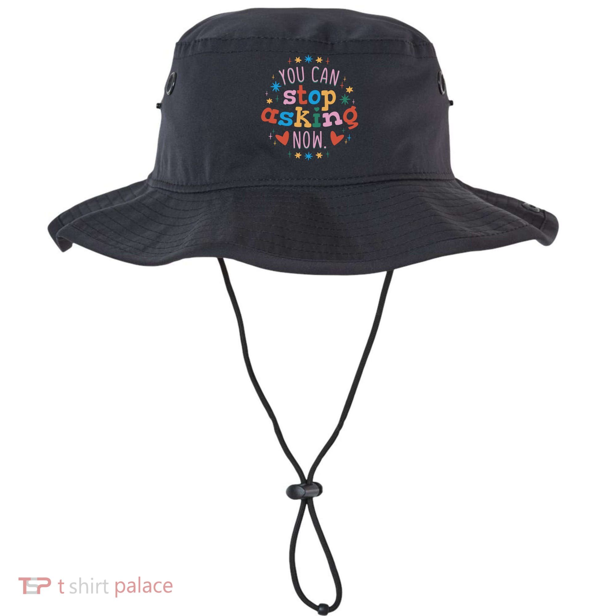 You Can Stop Asking Now Pregnancy Reveal Bucket Hat