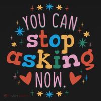 You Can Stop Asking Now Pregnancy Reveal Tank Top thumb 6