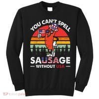 You Cant Spell Sausage Without USA 4th Of July American Sweatshirt thumb 0