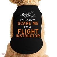 You Can't Scare Me, I'm A Flight Instructor Pilot Doggie Tank thumb 0