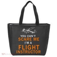 You Can't Scare Me, I'm A Flight Instructor Pilot Tote Bag thumb 0