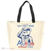 You Can’T Spell Autism Without Usa Tote Bag thumb 0