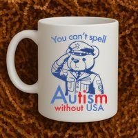 You Can’T Spell Autism Without Usa Coffee Mug thumb 2