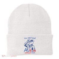 You Can’T Spell Autism Without Usa Beanie thumb 0